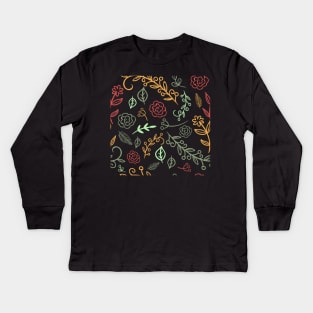 Floral Kids Long Sleeve T-Shirt